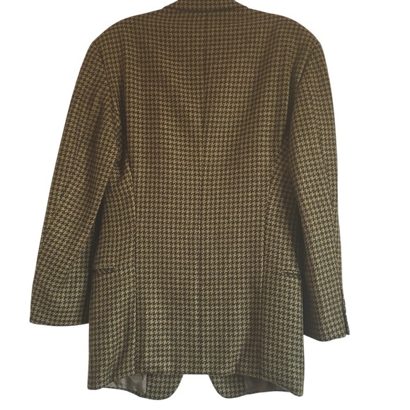 VTG. GIORGIO ARMANI LE COLLZIONI ALPACA WOOL HOUNDSTOOTH JACKET SIZE 42 - Picture 2 of 12